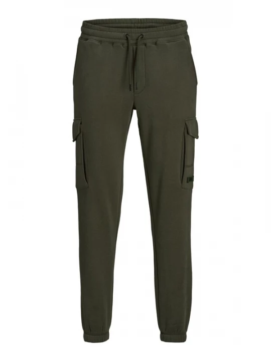 Foto van product JACK & JONES Cargobroek 'JJIGordon JJClassic' donkergroen