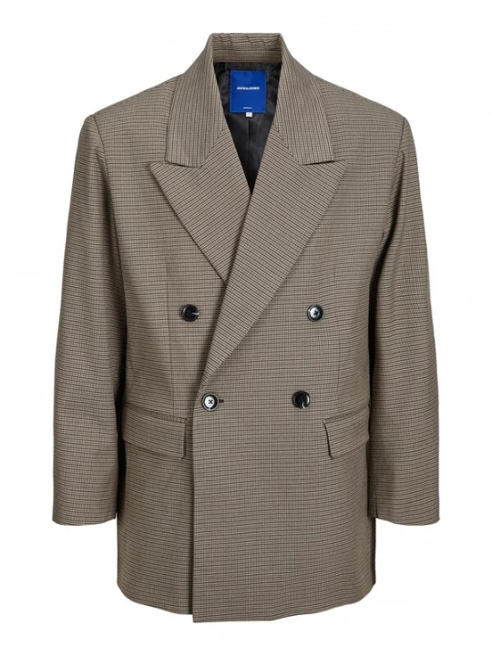 Foto van product JACK & JONES Colbert 'TROY' grijs / taupe / zwart