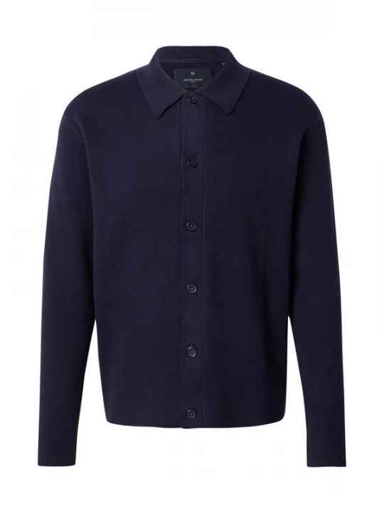 Foto van product JACK & JONES Gebreid vest 'JPRBLAMILANO SPRING' donkerblauw