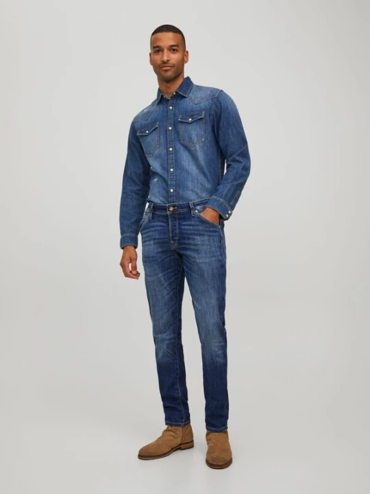 Foto van product JACK & JONES Jeans 'Glenn' blauw denim