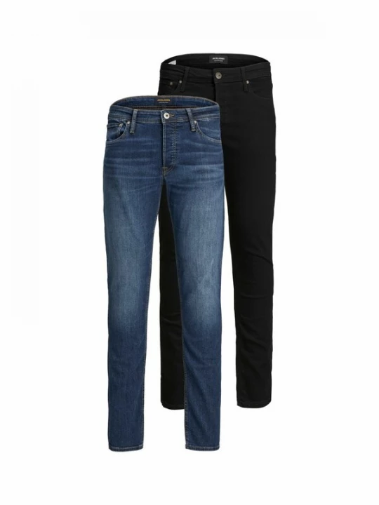 Foto van product JACK & JONES Jeans 'Glenn Original' blauw denim / zwart