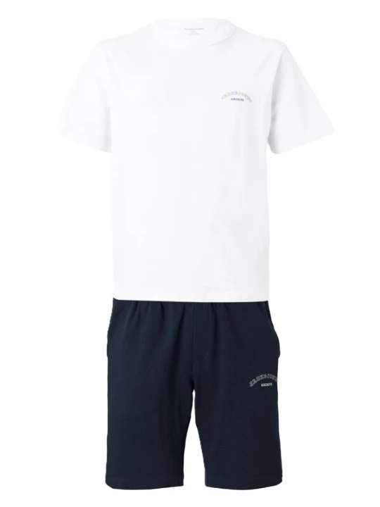 Foto van product JACK & JONES Joggingpak 'JJCOLLEGE' donkerblauw / wit