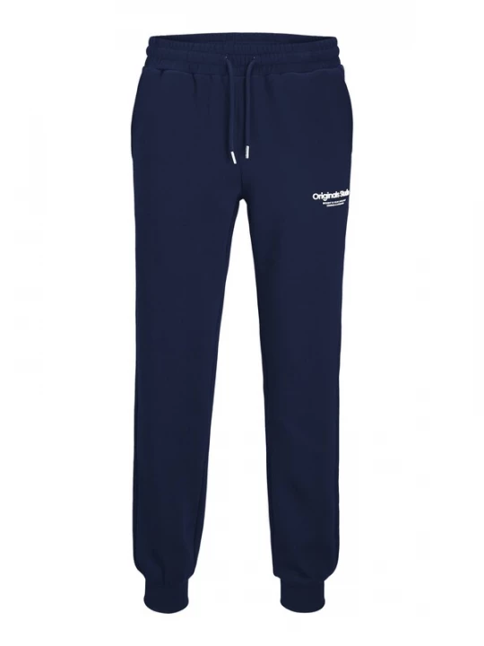 Foto van product Jack & Jones Junior Broek 'Gordon' marine / wit