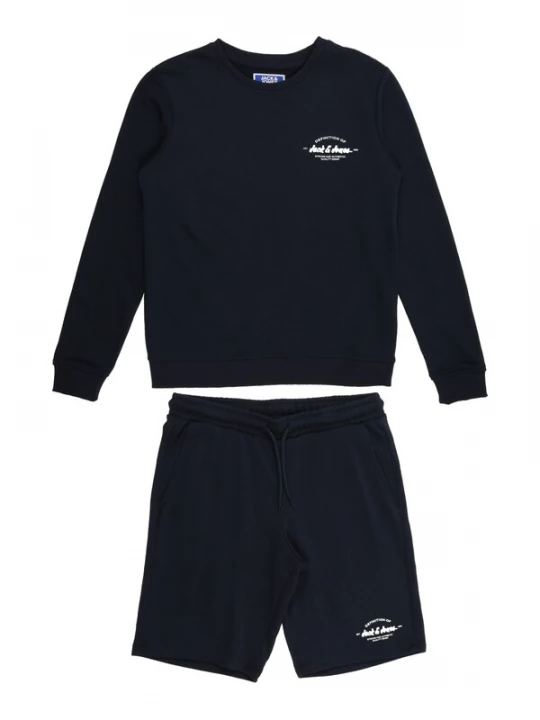 Foto van product Jack & Jones Junior Joggingpak 'JJBRANDON' donkerblauw / wit