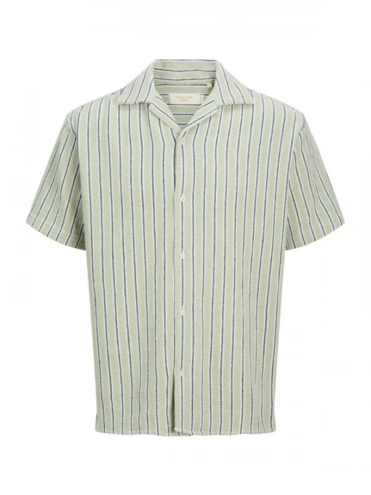 Foto van product Jack & Jones Junior Overhemd 'JORCOBA' pastelgroen / zwart / wit
