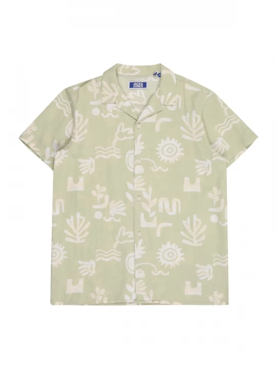 Foto van product Jack & Jones Junior Overhemd 'JORLUKE' riet / wit