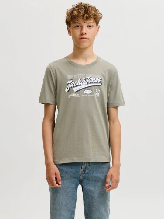 Foto van product Jack & Jones Junior Shirt blauw / grijs / wit