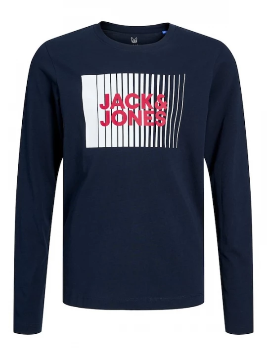 Foto van product Jack & Jones Junior Shirt blauw / rood / wit