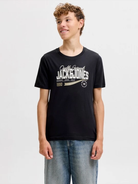 Foto van product Jack & Jones Junior Shirt greige / zwart / wit