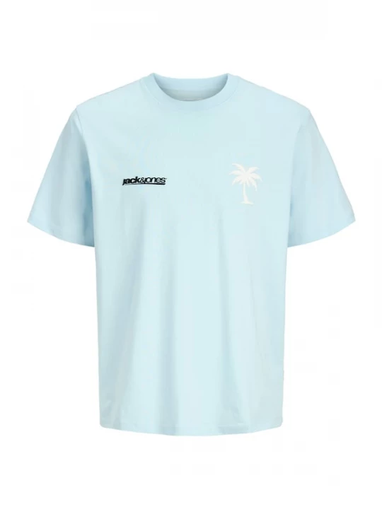 Foto van product Jack & Jones Junior Shirt 'JCOCLUB' pastelblauw / zwart / wit