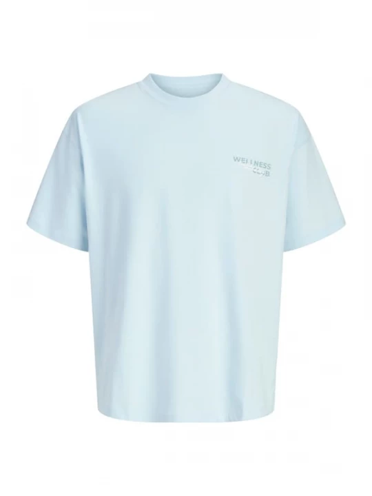 Foto van product Jack & Jones Junior Shirt 'JCOETERNA' saffier / lichtblauw / wit