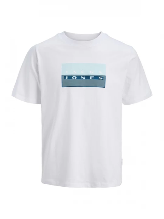 Foto van product Jack & Jones Junior Shirt 'JCOFusion' marine / lichtblauw / wit