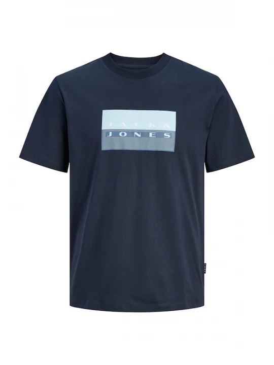 Foto van product Jack & Jones Junior Shirt 'JCOFusion' navy / smoky blue / lichtblauw / wit