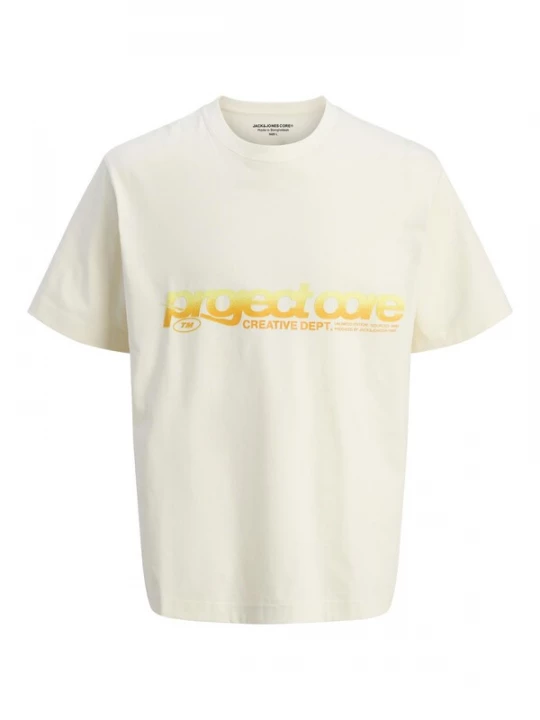 Foto van product Jack & Jones Junior Shirt 'JCOUnion Summer' geel / oranje / offwhite