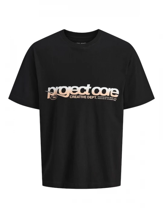 Foto van product Jack & Jones Junior Shirt 'JCOUnion Summer' oranje / zwart / wit