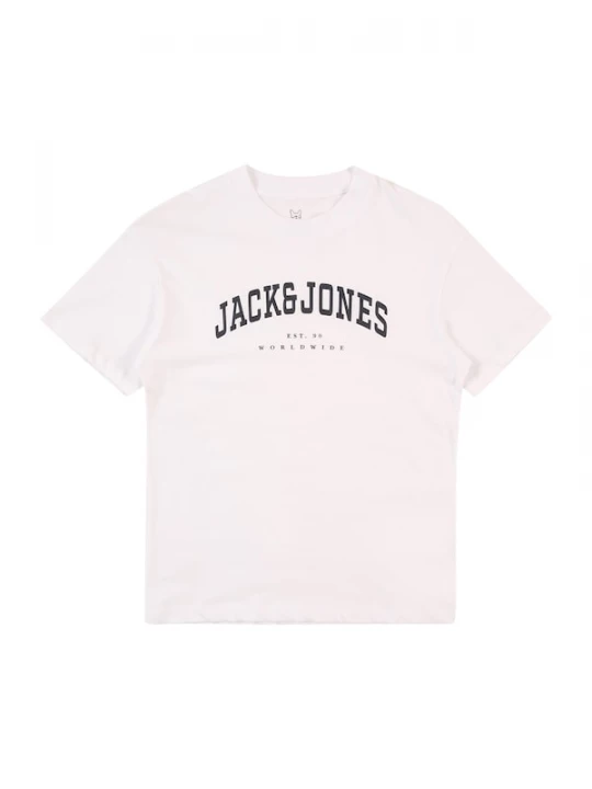 Foto van product Jack & Jones Junior Shirt 'JJECaleb' zwart / wit