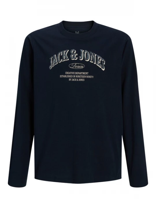 Foto van product Jack & Jones Junior Shirt 'JJEDenver' navy / wit