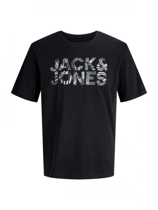 Foto van product Jack & Jones Junior Shirt 'JJEJeff' grijs / antraciet / zwart / wit