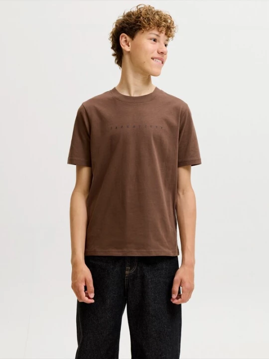 Foto van product Jack & Jones Junior Shirt 'JJEStar' bruin
