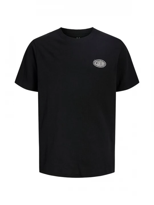 Foto van product Jack & Jones Junior Shirt 'JJLEGACY' azuur / geel / karmijnrood / zwart