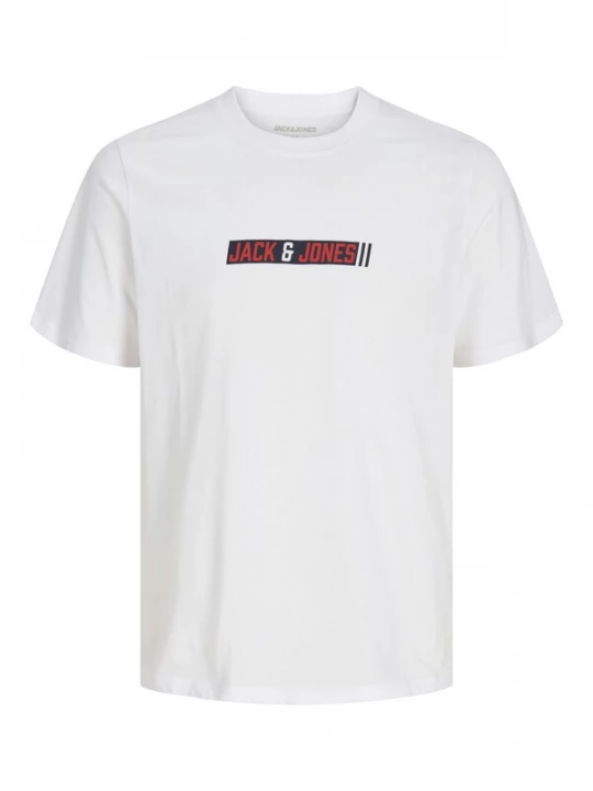 Foto van product Jack & Jones Junior Shirt 'JJMunk' vuurrood / zwart / wit
