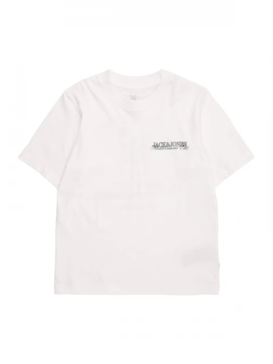 Foto van product Jack & Jones Junior Shirt 'JORCASSIS SKETCH' antraciet / wijnrood / wit