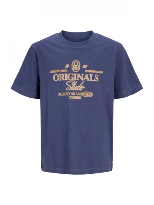 Foto van product Jack & Jones Junior Shirt 'JORCHAMBERI' beige / donkerbeige / blauw