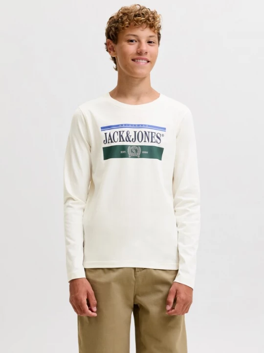 Foto van product Jack & Jones Junior Shirt 'JORFrederiksberg' marine / royal blue / koningsblauw / donkergroen / offwhite