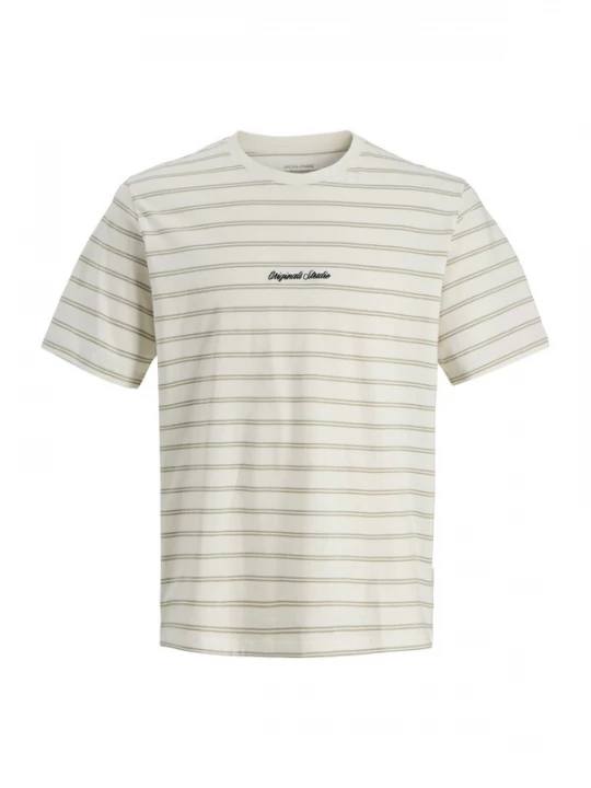 Foto van product Jack & Jones Junior Shirt 'JORNORREBRO' olijfgroen / zwart / natuurwit