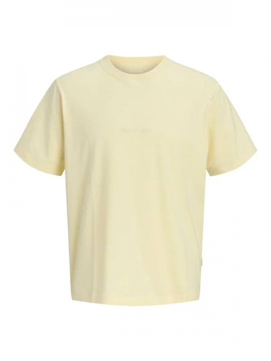 Foto van product Jack & Jones Junior Shirt 'JORNORREBRO' pasteelgeel / wit