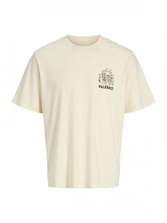 Foto van product Jack & Jones Junior Shirt 'JORVacation' zwart / offwhite