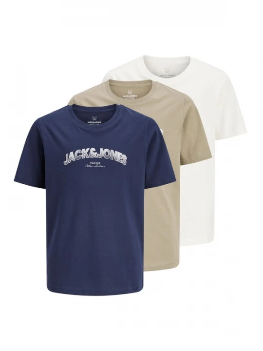 Foto van product Jack & Jones Junior Shirt marine / kaki / offwhite
