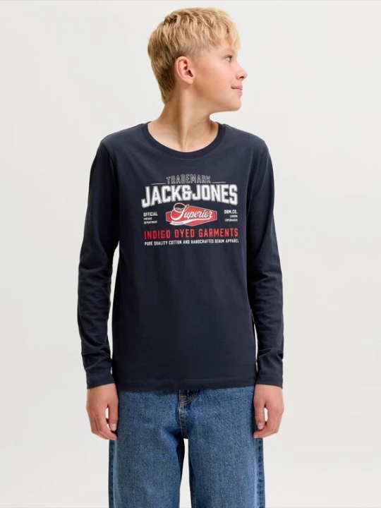 Foto van product Jack & Jones Junior Shirt marine / rood / wit