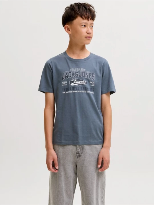 Foto van product Jack & Jones Junior Shirt navy / saffier / wit