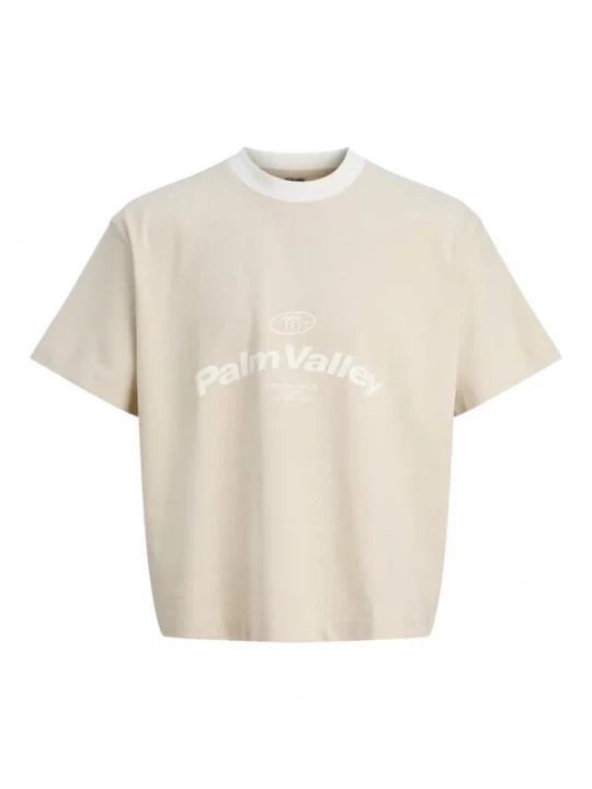 Foto van product Jack & Jones Junior Shirt 'Retreat Contrast' greige / wit