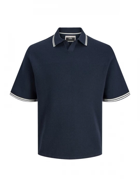 Foto van product Jack & Jones Junior Trui 'JCOBREEZE' navy / wit