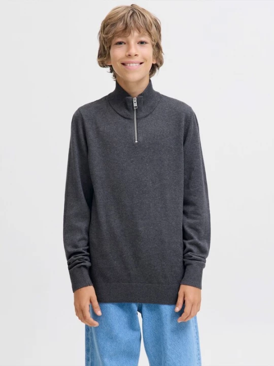 Foto van product Jack & Jones Junior Trui 'JJEEmil' donkergrijs