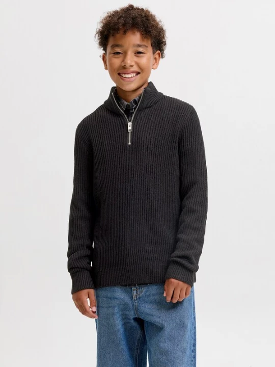 Foto van product Jack & Jones Junior Trui 'JJPANNEL' zwart