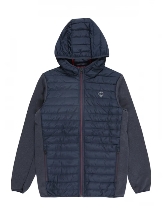 Foto van product Jack & Jones Junior Tussenjas 'JJEMulti' navy / rood / wit