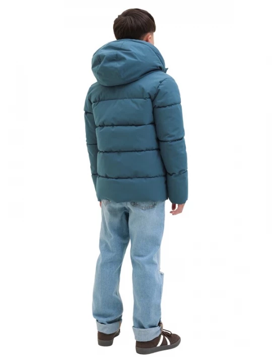 Foto van product Jack & Jones Junior Winterjas 'Global' cyaan blauw
