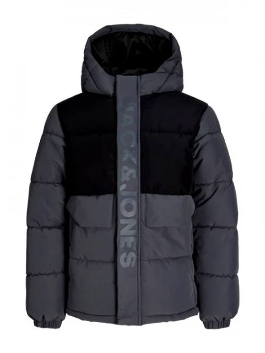 Foto van product Jack & Jones Junior Winterjas 'JCOSpeed' grafiet / zwart
