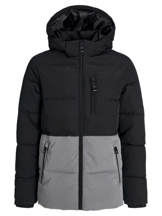 Foto van product Jack & Jones Junior Winterjas 'Owen' grijs / zwart