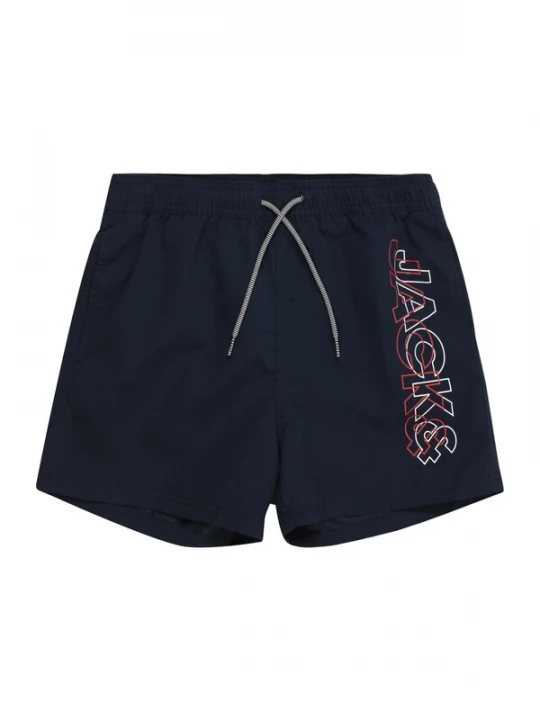 Foto van product Jack & Jones Junior Zwemshorts 'JPSTFiji' navy / rood / wit