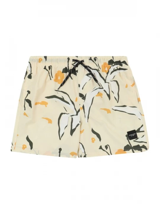 Foto van product Jack & Jones Junior Zwemshorts 'JPSTMaui' crème / kaki / oranje / wit