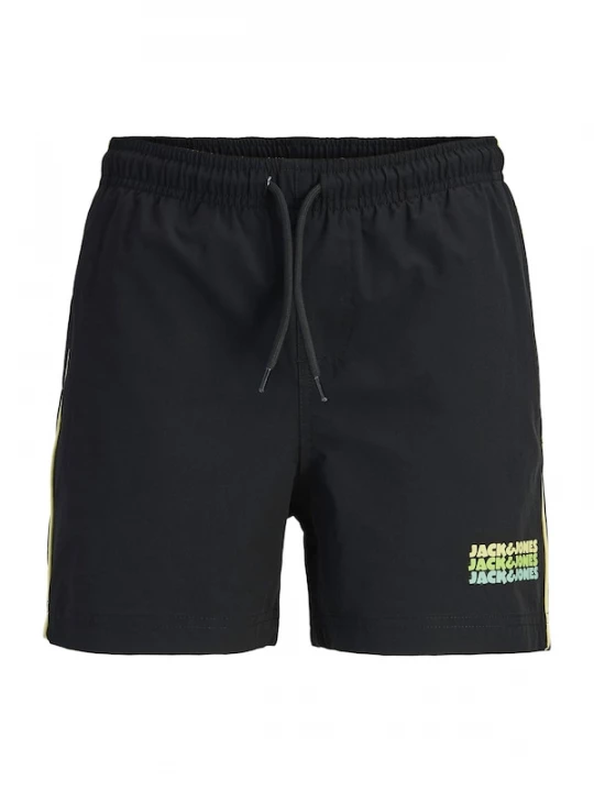 Foto van product Jack & Jones Junior Zwemshorts 'JPSTMAUI' duifblauw / lichtgeel / appel / zwart