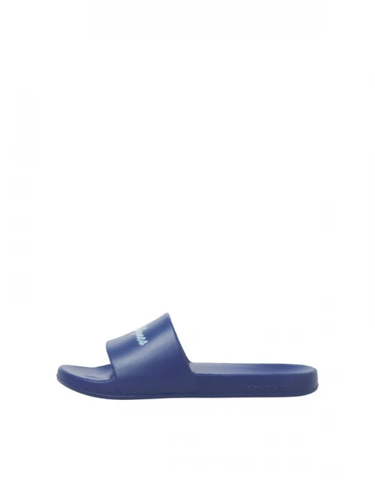 Foto van product JACK & JONES Muiltjes 'JERRY' lichtblauw / donkerblauw / wit