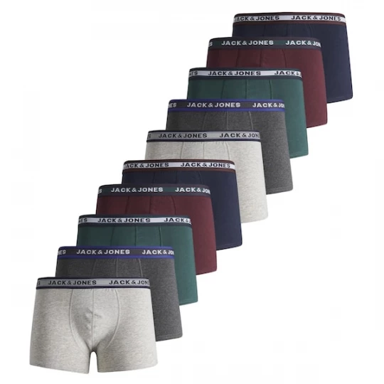 Foto van product JACK & JONES Onderbroek navy / grijs / groen / rood / wit