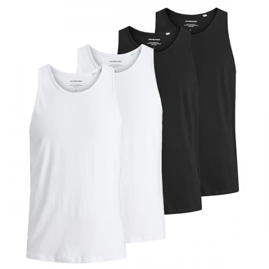 Foto van product JACK & JONES Onderhemd zwart / wit