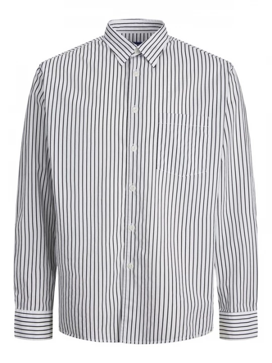 Foto van product JACK & JONES Overhemd 'Bill' zwart / wit
