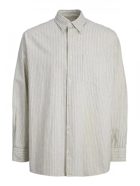 Foto van product JACK & JONES Overhemd 'BLICHER' antraciet / zwart / wit